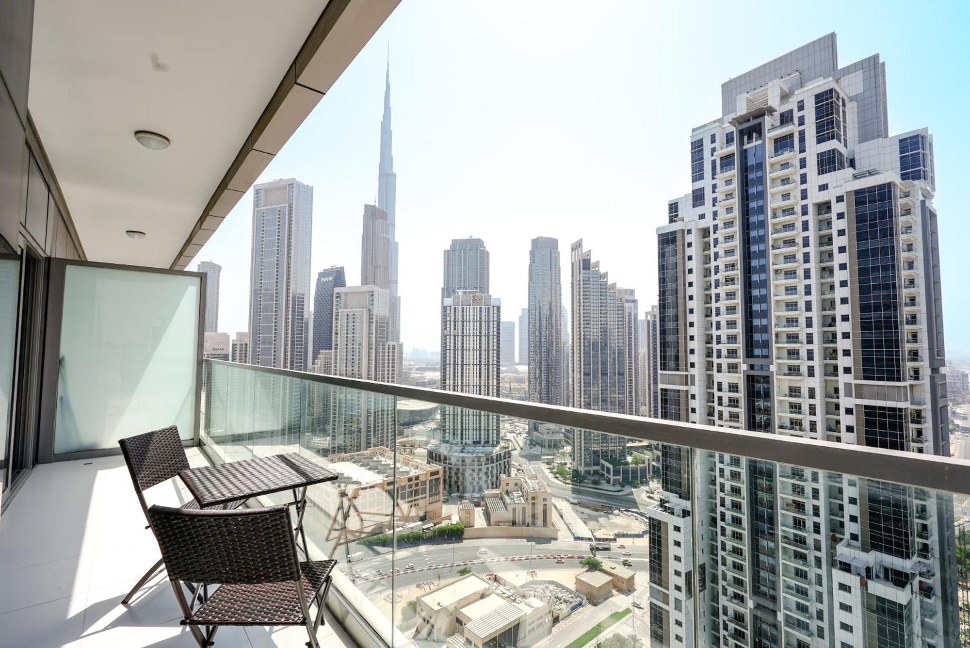 Luxury Apartment Burj Khalifa & City View 迪拜 外观 照片